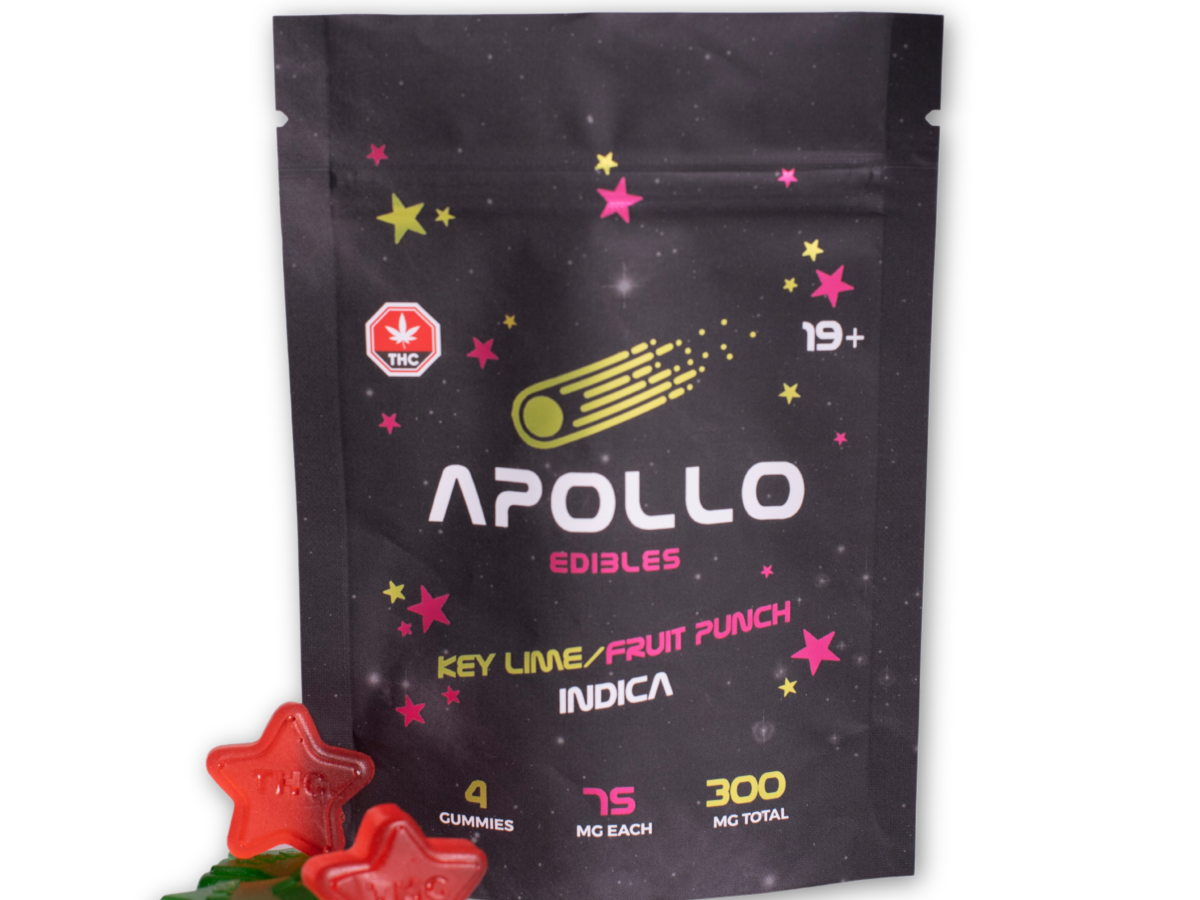 APOLLO GUMMIES  INDICA KEY LIME FRUIT PUNCH