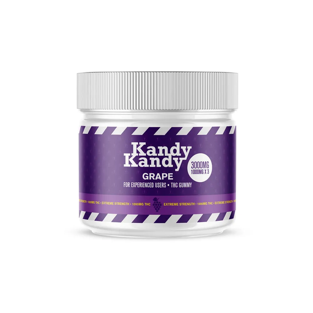 KANDY KANDY – HIGH DOSE GUMMIES 3000MG OF THC GRAPE